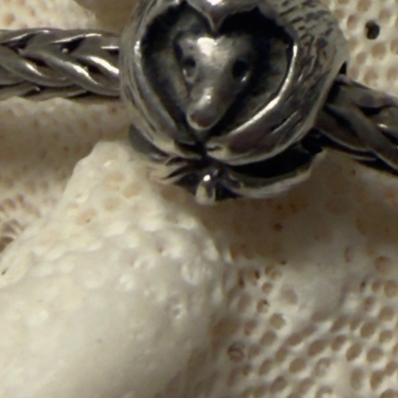 Trollbeads Porcupine Sterling Silver Bead Retired 2018 - Picture 3 of 7